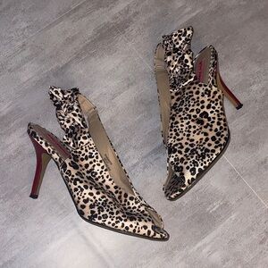Betsey Johnson Leopard Print Heels